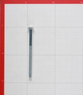 Болт DIN 571 сантехнический оцинк 6x90 30 шт - коробка с ок. Tech-Kr 126551 – фото 1