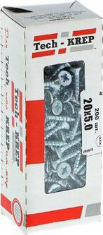 Оцинкованные универсальные саморезы 20х5,0 мм 200 шт – фото 1