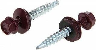 саморез Саморезы кровельные RAL-8017 4.8х28 мм (300 штук в упаковке) – фото 5