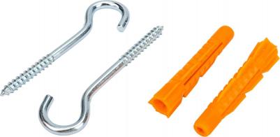 Шуруп-полукольцо 6х60 (2 шт.) – фото 1