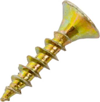Универсальные саморезы 16х3,5 мм желтые 200 шт – фото 4