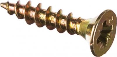 Универсальные саморезы 20х4,0 мм желтые 200 шт – фото 2