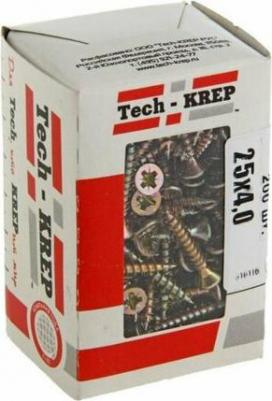 Универсальные саморезы 25х4,0 мм желтые 200 шт – фото 1