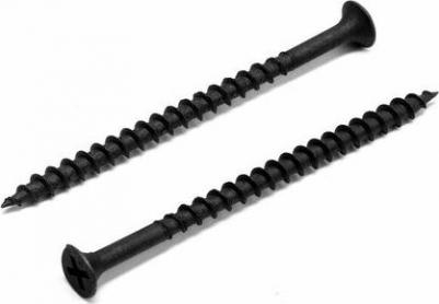 Саморез по дереву 4.2х70 мм, крупная резьба, фосфатированный, в упаковке 15 кг – фото 1