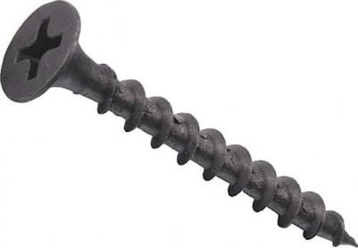 Оксидированные саморезы Саморезы 3,5х 32 мм, крупная резьба, потайная головка, оксидированный 300 шт 280-04154