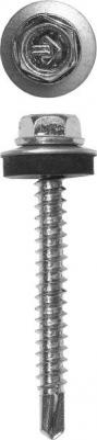 Оцинкованные саморезы для крепления кровельных материалов к деревянной обрешетке 4,8x35 мм 4606373084997 – фото 1