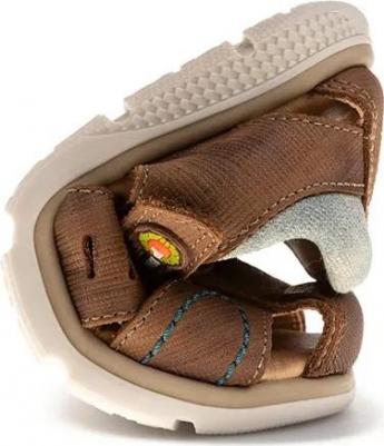 Детские сандалии из кожи с липучкой, темно-синий 8445543554054 – фото 2