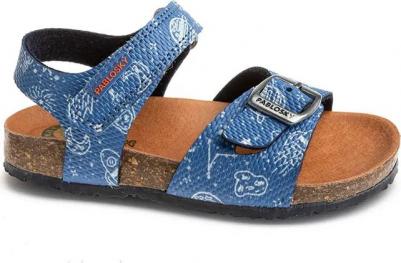 Детские сандалии из переработанных материалов на липучках, темно-зеленый – фото 4