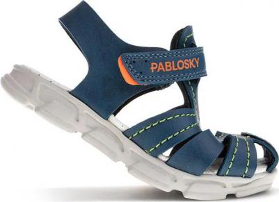 Детские сандалии из переработанных материалов с застежкой-липучкой, серый – фото 3