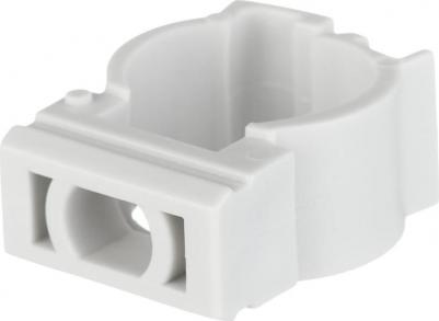 Крепеж-клипса для труб 16 мм с фиксатором серая (100 шт.) (GE50180) – фото 3