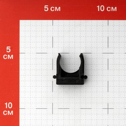 Крепеж-клипса для труб 20 мм черная (100 шт.) (GE50141-05) – фото 3