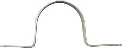 Скоба двухлапковая оцинкованная 32 мм 50 шт – фото 3