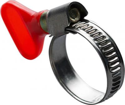 Хомут червячный 25-40 мм нержавеющая сталь W2 бабочка (SMP-57127-1)