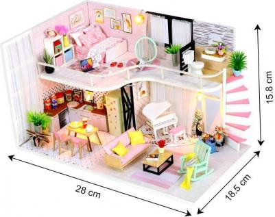 Конст-р интерьерный Розовый лофт, 198 эл, подсветка – фото 18