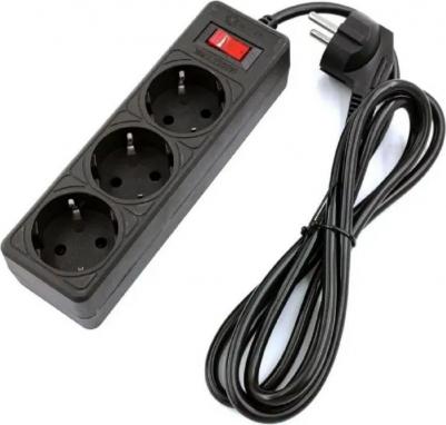 Сетевой фильтр GARDA SP3B-518, 3-розетки, 1.8 м, черный – фото 3