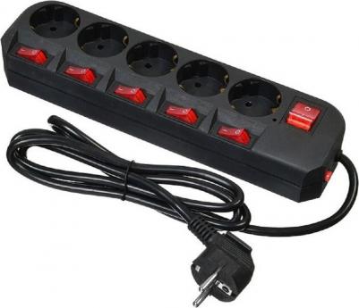 Сетевые фильтры Сетевой фильтр 500SH-1.8-SW-W 1.8м (5 розеток) белый – фото 13