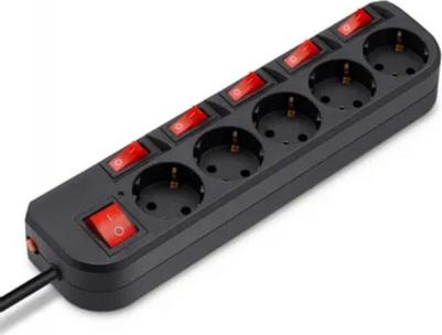 Сетевые фильтры Сетевой фильтр 500SH-3-SW-B 3м (5 розеток) черный – фото 12