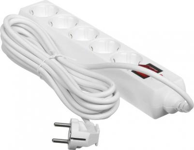 Сетевые фильтры Сетевой фильтр 500SH-5-W 5м (5 розеток) белый – фото 8
