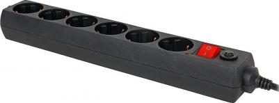 Сетевые фильтры Сетевой фильтр 600SH-16-5-B 5м (6 розеток) черный – фото 2