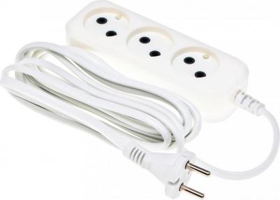 Сетевые фильтры Сетевой фильтр BU-PSL3.3/W 3м (3 розетки) белый – фото 1