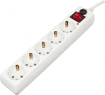 Сетевой фильтр 500SH-5-SW-W 5м (5 розеток) белый (коробка) – фото 20