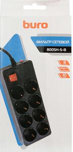 Сетевой фильтр 800SH-5-B, 5м, черный 6 шт./кор – фото 6