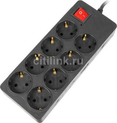 Сетевой фильтр 800SH-5-B, 5м, черный 6 шт./кор – фото 8