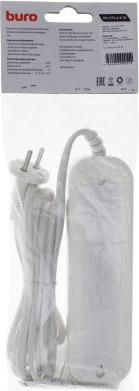 Сетевой фильтр BU-PSL4.3/W 3м (4 розетки) белый – фото 1