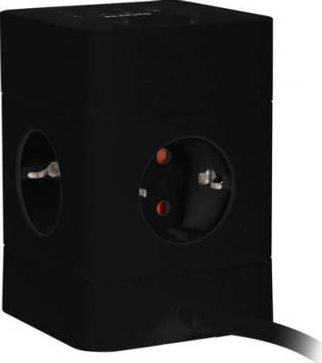 Сетевой удлинитель BU-PTE4.1UC-Plus-B, 1.5м, черный