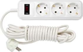 Удлинитель 3-местная с заз.конт., с ограничителем тока 3700 Вт У16-320 5м