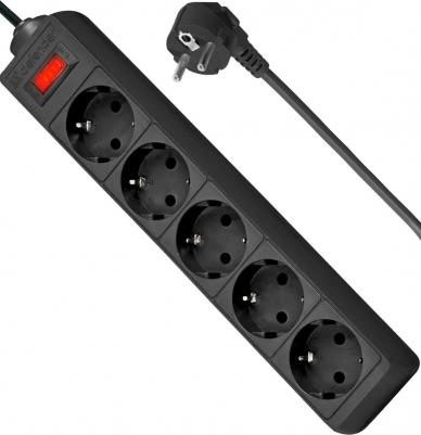Сетевые фильтры Сетевой фильтр ES 3 3 м, черный, 5 розеток (99485) – фото 13