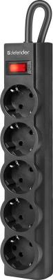 Сетевые фильтры Сетевой фильтр ES largo 1,8 м черный 5 розеток (пакет) – фото 5