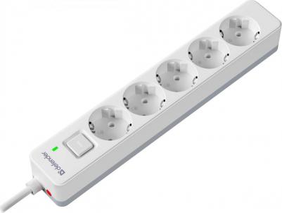 Сетевой фильтр DFS 131, 1.5м, белый [99430]