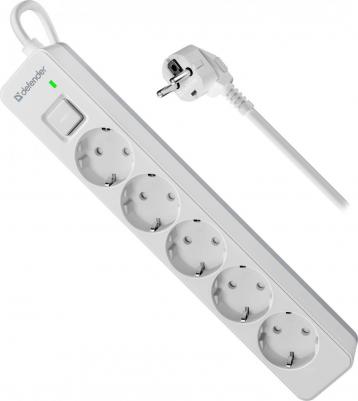 Сетевой фильтр DFS 131, 1.5м, белый [99430] – фото 3