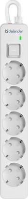 Сетевой фильтр DFS 133 3.0 м 5 розеток белый 99431 – фото 2