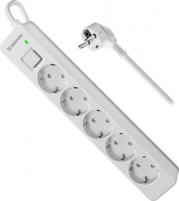 Сетевой фильтр DFS 133 3.0 м 5 розеток белый 99431 – фото 3