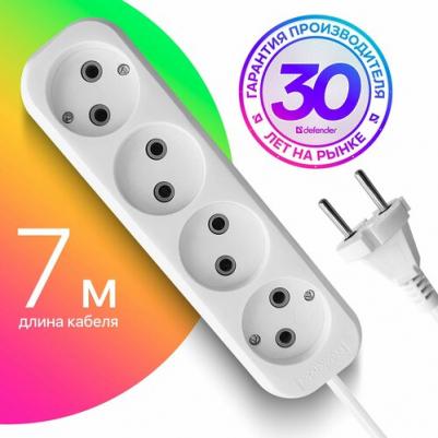 Удлинитель без заземления B240 10 А, 7 м, без заземления