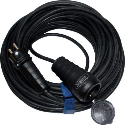 Cиловой шнур удлинитель КГ 3*2,5 ГОСТ 1 розетка 50 метров ip 44 вилка/штепсель КГ325-50-1-44 – фото 1