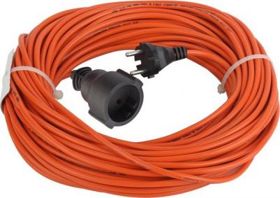 бухта Удлинитель-шнур ПВС 2x0.75кв.мм 30м 6А 1300Вт IP44 без заземления 1 розетка – фото 2