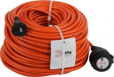 бухта Удлинитель-шнур ПВС 2x1кв.мм 50м 10А 2200Вт IP44 без заземления 1 розетка – фото 2