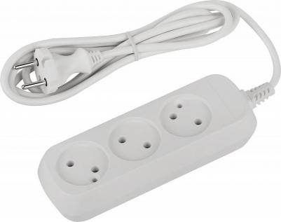 UDL-10-315 Удлинитель электрический UDL-10-315 Greenline 3 розетки без заземления 1,5м ПВС 2x0.75мм2, цена за 1 шт