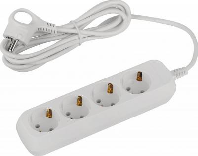 UDL-10-430-E Удлинитель электрический UDL-10-430-E Greenline 4 розетки с заземлением 3м ПВС 3x0.75мм2, цена за 1 шт