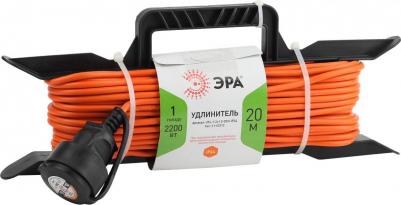 Удлинитель на каркасе У1-03212 ПВС 2x1 кв.мм 20 м 10 А 2200 Вт IP44 без заземления 1 розетка Б0043040 – фото 3