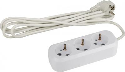 UX-3e-10m Удлинитель электрический UX-3e-10m с заземлением 3 розетки 10 м ПВС 3x0,75мм2 10А, цена за 1 шт