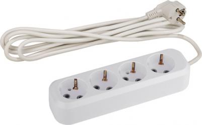 UX-4e-3m Удлинитель электрический UX-4e-3m с заземлением 4 розетки 3м ПВС 3x0,75мм2 10А, цена за 1 шт