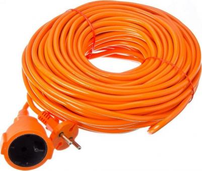 Удлинитель-шнур 636-036, 1 розетка, с/з, 13А / 2200 Вт 1 30 м 1.5 м? оранжевый