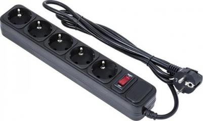 Сетевой фильтр 5 Sockets 5m SP-5-5G Grey 221189 – фото 4