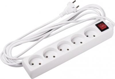 Удлинители бытовые FS / Удлинитель 5 х 5.0 штроки FS-05- 500, цена за 1 шт – фото 3