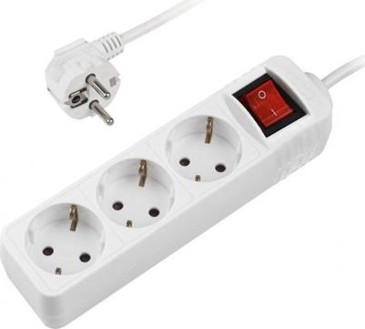 Удлинители Бытовые серий FTG, FTS / Удлинитель FTS-03-150 заземл.,выкл., цена за 1 шт – фото 1