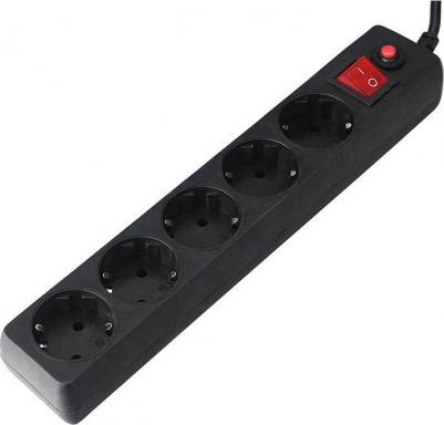 Сетевой фильтр 5 Sockets 3m Black EHLB-2 – фото 2
